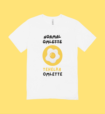 Desi Meme T-Shirt – Thelka Omelette Edition - MotivaFun